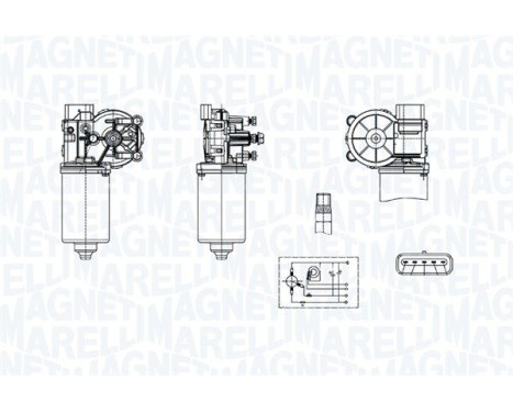 Windshield wiper motor