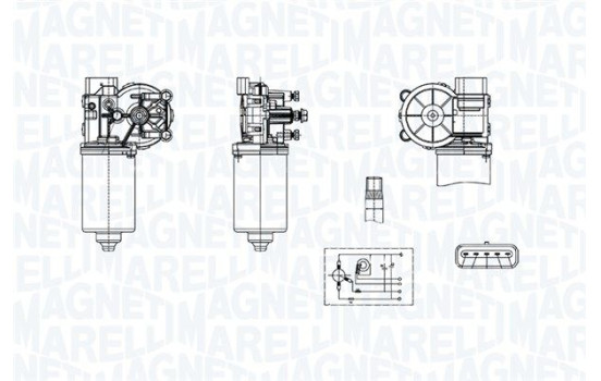 Windshield wiper motor