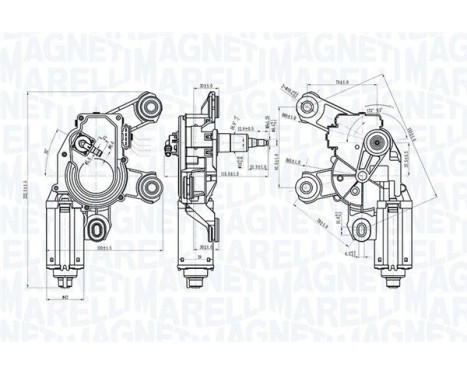 Windshield wiper motor