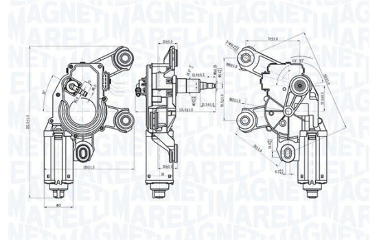 Windshield wiper motor