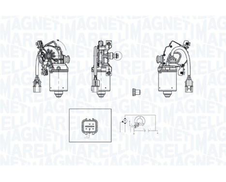 Windshield wiper motor, Image 2