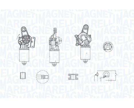 Windshield wiper motor, Image 2