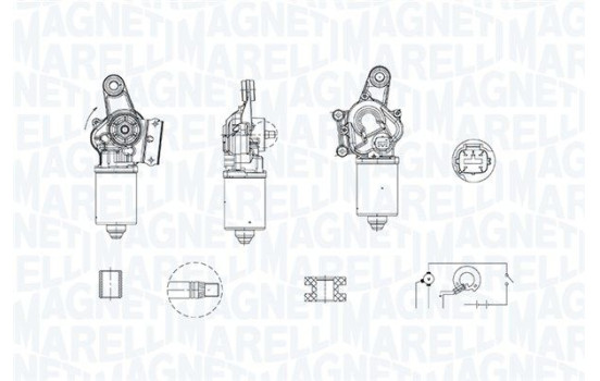 Windshield wiper motor, Image 2