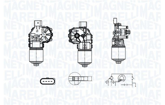 Windshield wiper motor