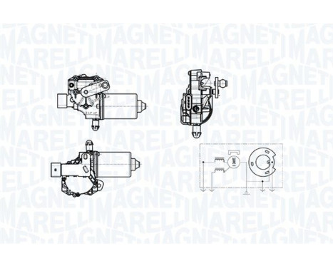 Windshield wiper motor