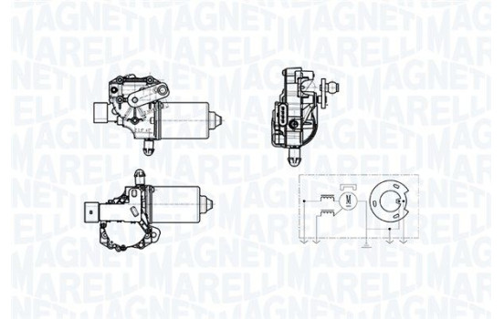 Windshield wiper motor