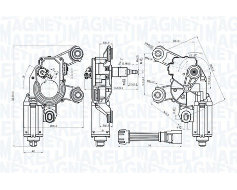 Windshield wiper motor