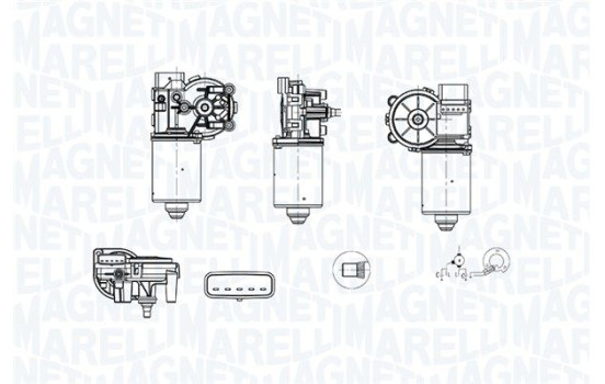 Windshield wiper motor, Image 2