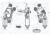 Windshield wiper motor